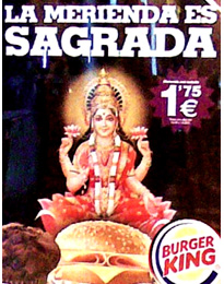 <b>The Snack is Sacred</b>: Hindu groups had a beef about this burger advert