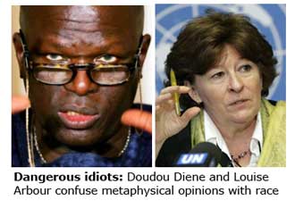 Doulou Diene and Louise Arbour